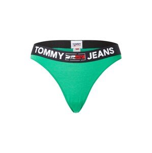 Tommy Hilfiger Underwear Tangá  nefritová / čierna / biela