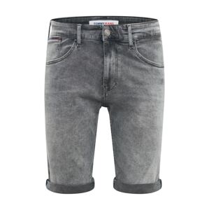 Tommy Jeans Shorts 'RONNIE'  sivý denim / tmavomodrá / biela / červená