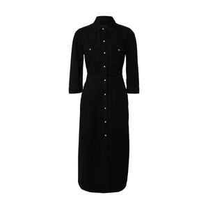 AllSaints Košeľové šaty 'Polly'  čierna