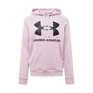 UNDER ARMOUR Sportsweatshirt  čierna / svetlofialová