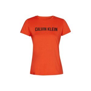 Calvin Klein Performance Funkčné tričko  oranžová / čierna