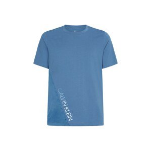 Calvin Klein Performance Funkčné tričko  modrofialová / biela