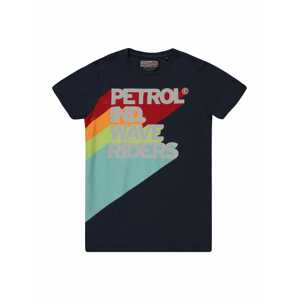 Petrol Industries Tričko  zmiešané farby / tmavomodrá