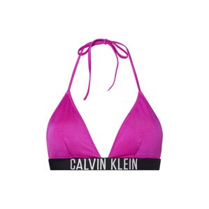 Calvin Klein Swimwear Bikinový top  čierna / biela / orchideová