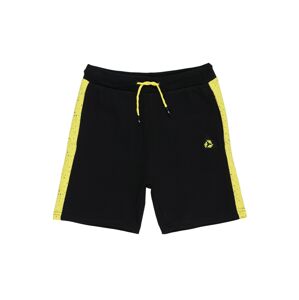 4F Športové nohavice  čierna / žltá