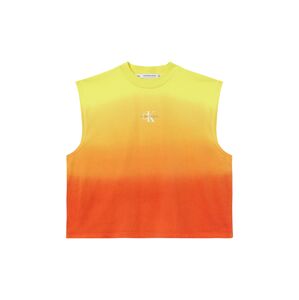 Calvin Klein Jeans Tričko  žltá / oranžová / tmavooranžová