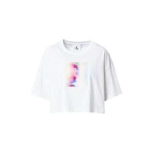 Calvin Klein Jeans Tričko 'PRIDE'  biela / ružová / modrá