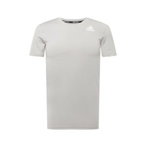 ADIDAS SPORTSWEAR Funkčné tričko  svetlosivá / biela