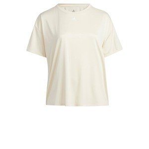 ADIDAS PERFORMANCE Funkčné tričko  šedobiela / biela