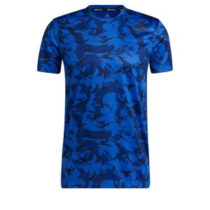 ADIDAS PERFORMANCE Funkčné tričko  námornícka modrá / kráľovská modrá / čierna