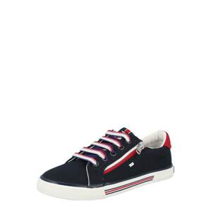 TOM TAILOR Sneaker  modrá / námornícka modrá / biela / červená