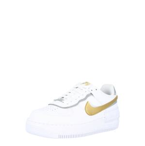 Nike Sportswear Nízke tenisky 'Force 1 Shadow'  biela / zlatá žltá
