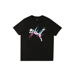 PUMA Funkčné tričko 'NEYMAR'  čierna / biela / ružová / neónovo modrá