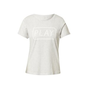 ONLY PLAY Funkčné tričko 'MAM'  biela melírovaná