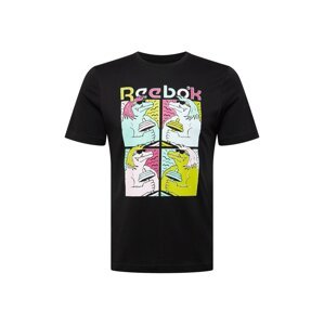 Reebok Sport Sportshirt  čierna / zelená / opálová / ružová
