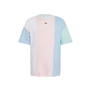 Tommy Jeans Curve Letné šaty  biela / ružová / svetlomodrá / svetlozelená
