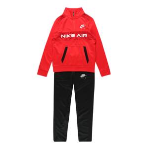 Nike Sportswear Joggingová súprava  červená / biela / čierna