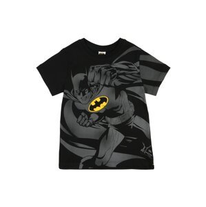 OVS Tričko 'BATMAN'  čierna / sivá / žltá
