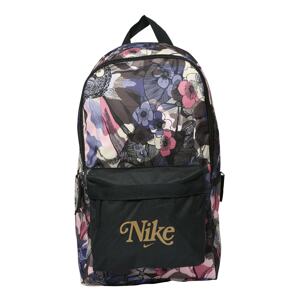 Nike Sportswear Batoh  čierna / svetlofialová / ružová / biela