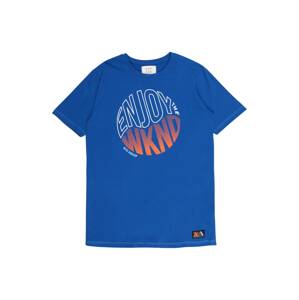STACCATO T-Shirt  modrá / biela / oranžová / svetlomodrá