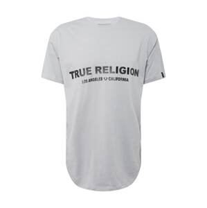 True Religion Tričko  dymovo modrá / čierna