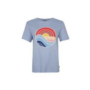 O'NEILL Tričko 'Sunrise'  dymovo modrá / oranžovo červená / námornícka modrá