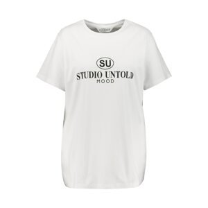 Studio Untold T-Shirt  biela / čierna