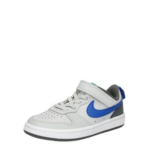 Nike Sportswear Tenisky 'Court Borough 2'  nebesky modrá / žltá / svetlosivá / tmavosivá