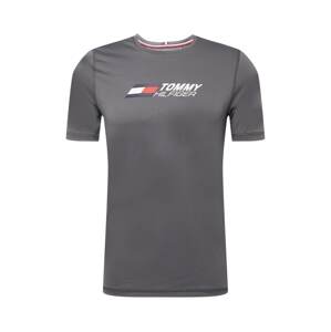Tommy Sport Funkčné tričko 'ESSENTIALS'  tmavosivá / biela / námornícka modrá / červená