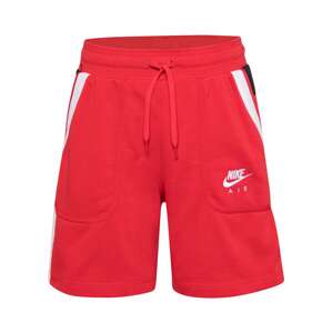 Nike Sportswear Nohavice  červená / biela / čierna