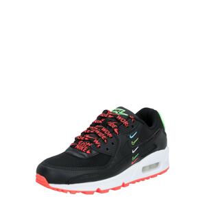 Nike Sportswear Nízke tenisky 'Nike Air Max 90 SE'  svetlozelená / čierna / červená