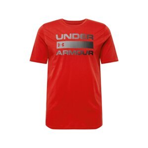 UNDER ARMOUR Funkčné tričko 'Team Issue'  tmavooranžová / sivá