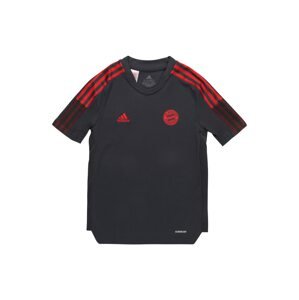 ADIDAS PERFORMANCE Funkčné tričko 'FCB TR JSY Y'  sivá / červená