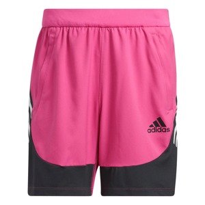 ADIDAS PERFORMANCE Športové nohavice  ružová / čierna / biela