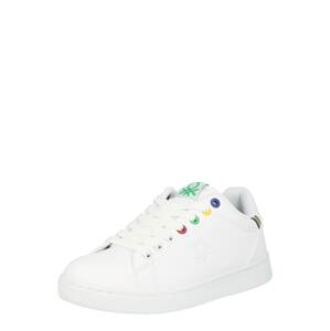 Benetton Footwear Nízke tenisky 'PENN MULTIRINGS'  biela / zmiešané farby