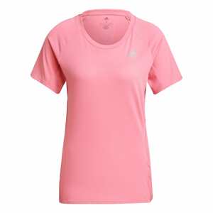 ADIDAS PERFORMANCE Funkčné tričko 'Runner'  striebornosivá / ružová