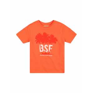 BASEFIELD Tričko  koralová / oranžovo červená / biela