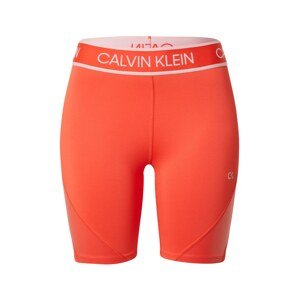 Calvin Klein Sport Športové nohavice  ružová / biela