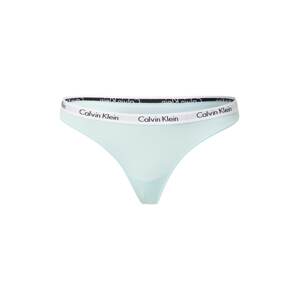 Calvin Klein Underwear Tangá  svetlomodrá / čierna / biela
