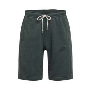 Nike Sportswear Nohavice  zelená melírovaná / krémová / čierna