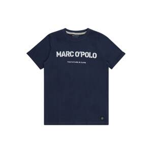 Marc O'Polo Junior Tričko  tmavomodrá / biela