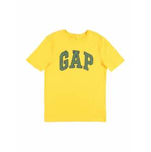 GAP Tričko  žltá / zelená / tmavosivá / čierna