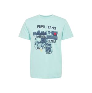 Pepe Jeans Tričko 'MILES'  svetlomodrá / námornícka modrá / grenadínová / pastelovo žltá