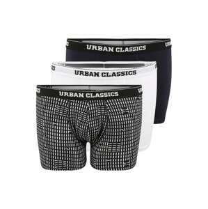 Urban Classics Boxerky  čierna / biela / tmavomodrá