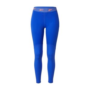 Reebok Sport Športové nohavice  modrá / oranžová