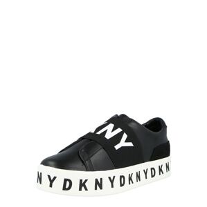 DKNY Slip-on obuv 'Becky'  čierna / biela