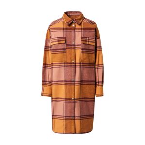 Iriedaily Prechodný kabát  oranžová / staroružová / merlotová