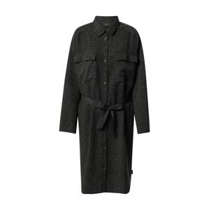 Iriedaily Košeľové šaty 'Civic'  antracitová / čierna