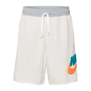 Nike Sportswear Nohavice 'Alumni'  kamenná / svetlosivá / nefritová / oranžová