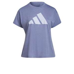 ADIDAS PERFORMANCE Funkčné tričko  sivá / svetlofialová